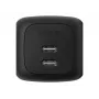 Szybka ładowarka sieciowa Belkin WCH019kqBK — 2× USB‑C, czarna, zabezpieczenia OVP/OC/OT/SC