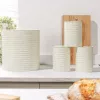 Komplet na blat Russell Hobbs RH03270CEU7 kremowy 4-elementowy — zestaw kuchenny na blat, wykończenie kremowe
