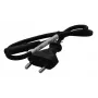 HP - Kabel zasilający - BS 1363 (M) do IEC 60320 C7 - 0,5 m - Czarny - Bliski Wschód, Europa - do Deskjet F4210, F4213, F4224, F4230, F4250, F4273, F4274, F4275, F4283, F4288, F4292, F