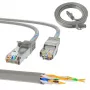 Kabel krosowy LAN Extralink Kat.5e UTP 2 m, RJ-45 do RJ-45, szary