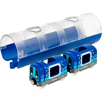 World Tunnel Box U-railway Glow in the Dark, Pojazd Zabawkowy Niebieski