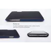 Card slot back shell VixFox dla Samsung S9, granatowy, ochronna obudowa telefonu z kieszonką na karty