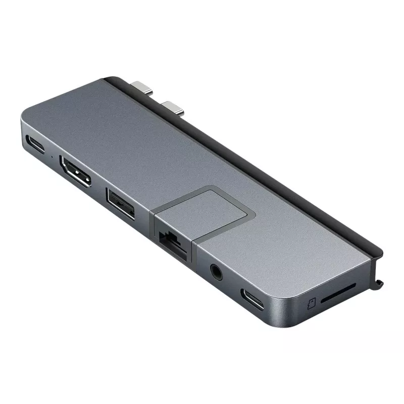 Hyper | HyperDrive DUO PRO 7-w-2 Hub USB-C do MacBook Air/Pro 2016-2020 | Porty Ethernet LAN (RJ-45) 1 | Liczba portów HDMI 1
