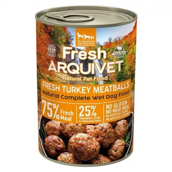 ARQUIVET Fresh Turkey Meatballs - mokra karma dla psów - 400 g