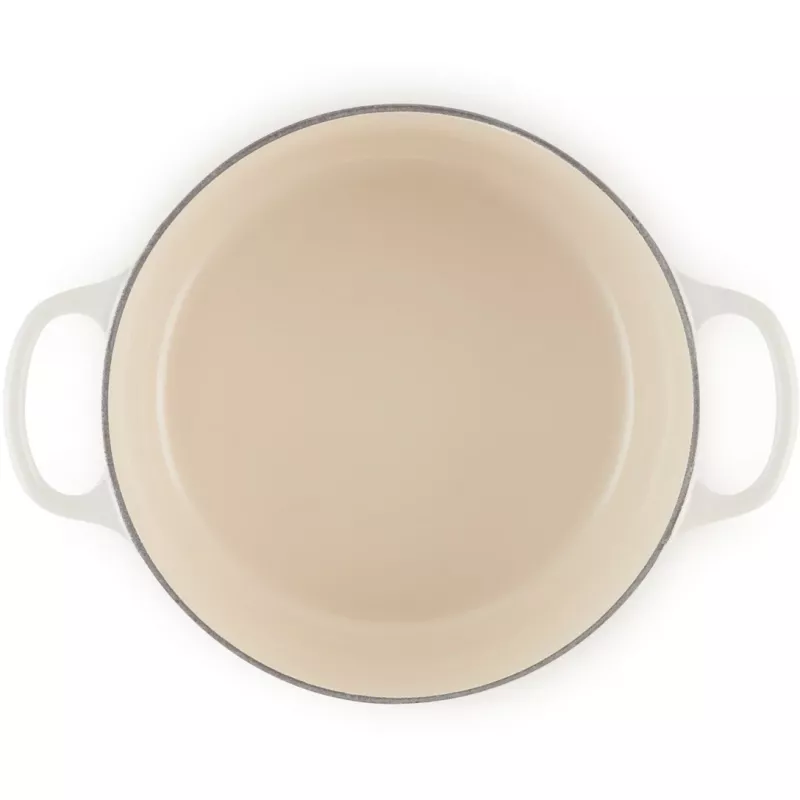Le Creuset Signature Roaster okrągły 26cm beza (21177267164430)