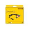 DeLOCK 4-portowy koncentrator kablowy USB 2.0 USB Type-C na 3 x USB-A żeński + 1 x USB-C męski