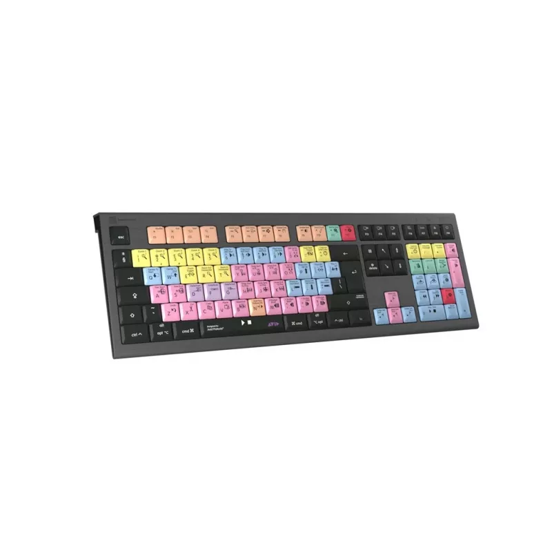 Logickeyboard ASTRA 2 USB QWERTY klawiatura Czarny Full-size 104 Keys