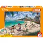 Thomas Kinkade Studios: Disney - Mickey i Minnie na Florydzie, Puzzle 200 elementów
