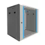 Szafa rack Extralink 12U 600x450 szara do montażu na ścianie