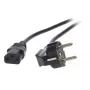 EFB-Elektronik Kabel zasilający z wtyczką uziemioną 90° – C13 180° czarny 5,0 m, 3 x 1,00 mm² Producent: EFB Elektronik (EK504.5V2)