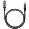 Kabel Goobay 70755 USB-C na RJ45 Ethernet CAT 6 dla stabilnego przewodowego połączenia internetowego z routerem/modemem/przełącznikiem sieciowym/Zastępuje adapter USB na RJ45 / 1
