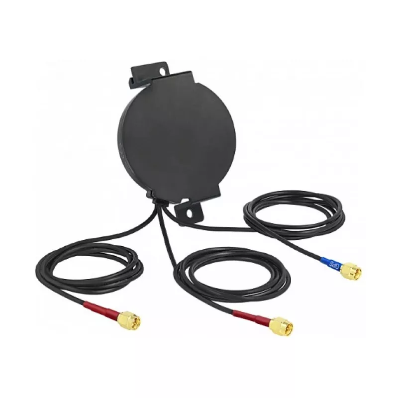 Antena DeLOCK LTE MIMO GNSS 3 x wtyk SMA RG-174 3 m zewnętrzna czarna