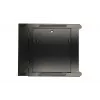 Extralink Szafa rack 9U 600x600 AZH czarna naścienna, typ wahadłowy