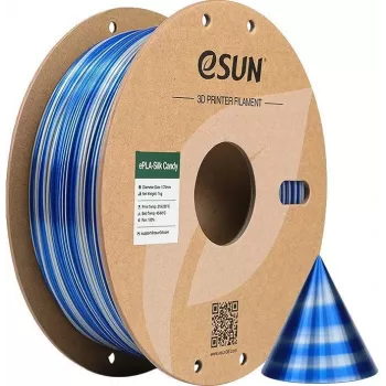 EPLA-SILK CANDY 1,75mm Srebrny Niebieski 1kg (EPLA-SILK CANDY175SU1)