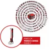 Lampa akumulatorowa Power X-Change TE-CL 18/1000 S Li - Solo, 18 V, LED, czerwona, bez akumulatora i ładowarki