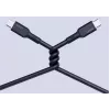 AUKEY CB-SCC241 USB-C Power Delivery PD 240W 5A 20V 1m Nylon Czarny - D