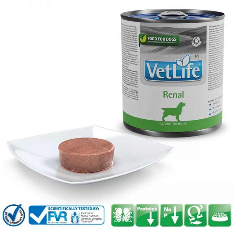 FARMINA Vet Life Canine Renal - mokra karma dla psów - 300 g
