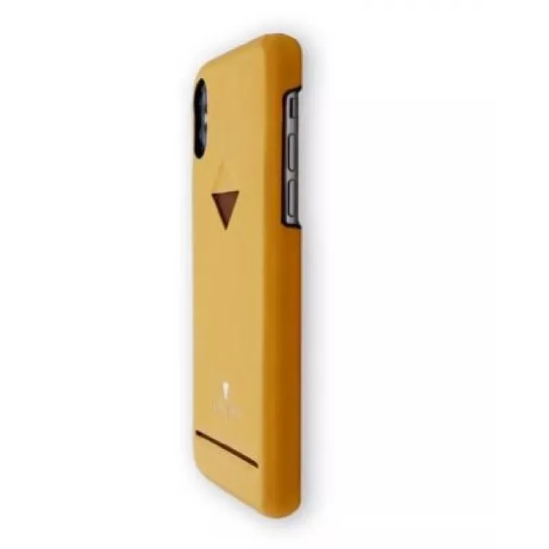 Tył obudowy telefonu VixFox do iPhone 7/8 Plus, musztardowo-żółty, twarda osłona ochronna