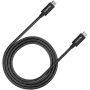 CANYON UC-44, kabel, U4-CC-5A1M-E, zestaw kablowy USB4 TYPE-C do TYPE-C 40G 1m 5A 240W(ERP) z E-MARK, CE, ROHS, czarny