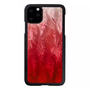 Etui na smartfona iKins do iPhone 11 Pro Max — różowe jezioro z czarnym wykończeniem