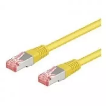 Wentronic Goobay CAT 6 kabel krosowy, S/FTP (PiMF), Żółty, 30 m - LSZH Bezhalogenowy, Miedź (68308)