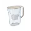 Dzbanek filtrujący wodę BRITA Style Essential, zbiornik 2,4 L (1,4 L przefiltrowanej), MAXTRA, pokrywa z klapką, piaskowy