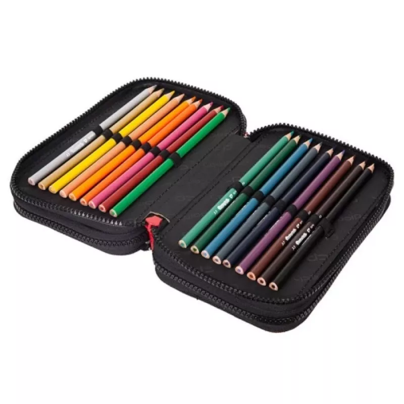 Piórnik cool pack Jumper 3 — trzypiętrowy organizer na przybory szkolne z motywem misia, wytrzymała tkanina