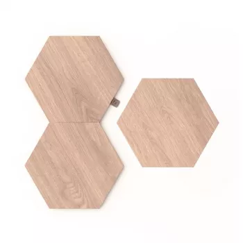 Oświetlenie nastrojowe Nanoleaf Elements Wood Look Hex Exp Pk 3