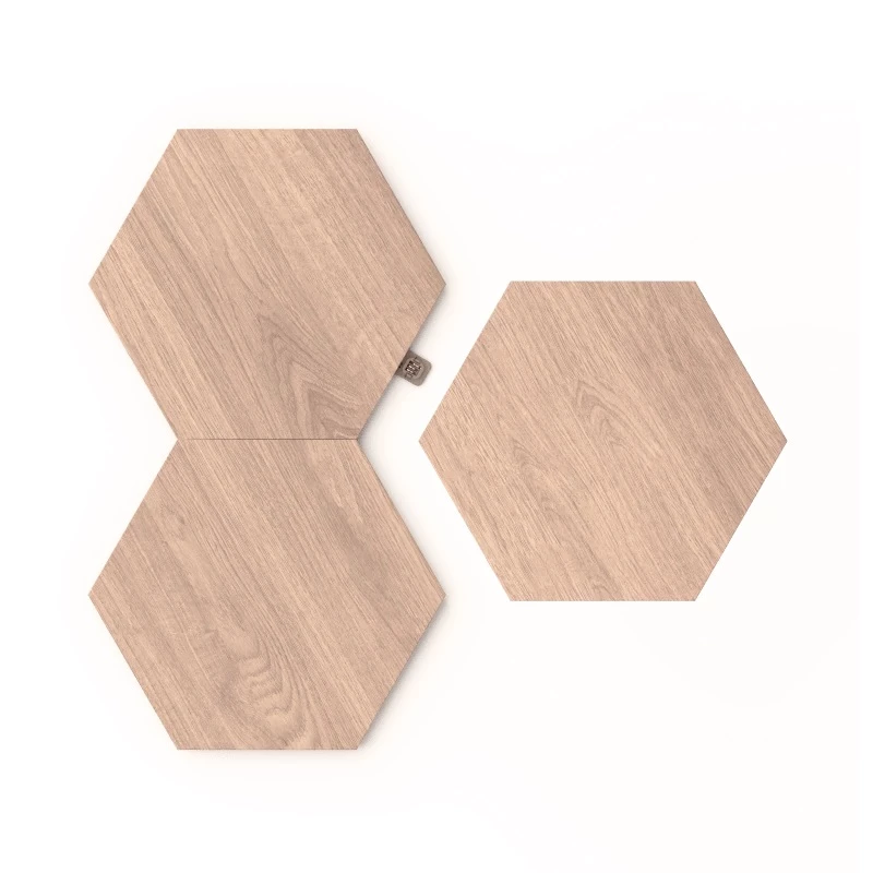 Oświetlenie nastrojowe Nanoleaf Elements Wood Look Hex Exp Pk 3