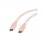 Kabel ROLINE USB 2.0 C-C ST/ST silikonowy 60 W 1 m różowy – Kabel – Cyfrowy/Dane (11.02.9122)