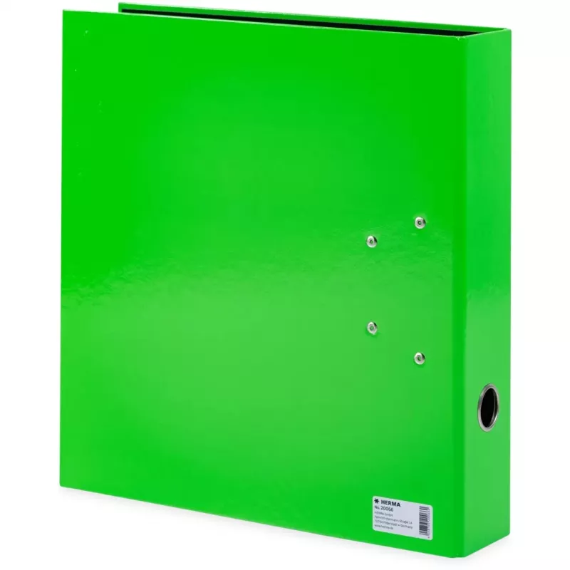 Segregator A4 Zielony HERMA 20066 Okrągłe pierścienie Głębokość 70 mm