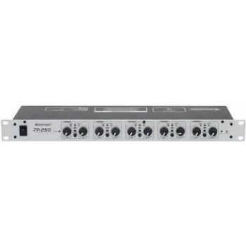 Mikser Omnitronic ZD-250 5-kanałowy, do montażu w szafie 19-calowej
