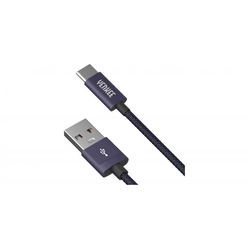 Kabel YENKEE YCU 301 BE USB-A 2.0/USB-C 1m Fioletowy