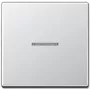 JUNG A 590 KO5 AL - Przyciski - Aluminium - tworzywo termoutwardzalne - IP44 - 55 mm