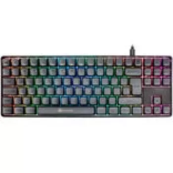 Klawiatura gamingowa GAMIAC TKL90G, Kailh Czerwony szary
