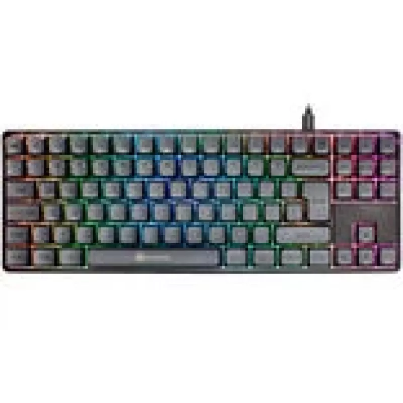 Klawiatura gamingowa GAMIAC TKL90G, Kailh Czerwony szary