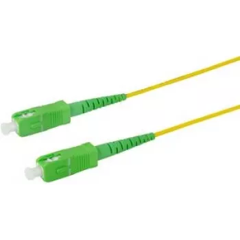 Logilink Professional - Patch-Cable - SC/APC Einzelmodus (M) do SC/APC Einzelmodus (M) - 5 m - 2 mm - światłowód - simpleks - 9/125 µm - G.657.A2/OS2 - bezhalogenowy - żółty