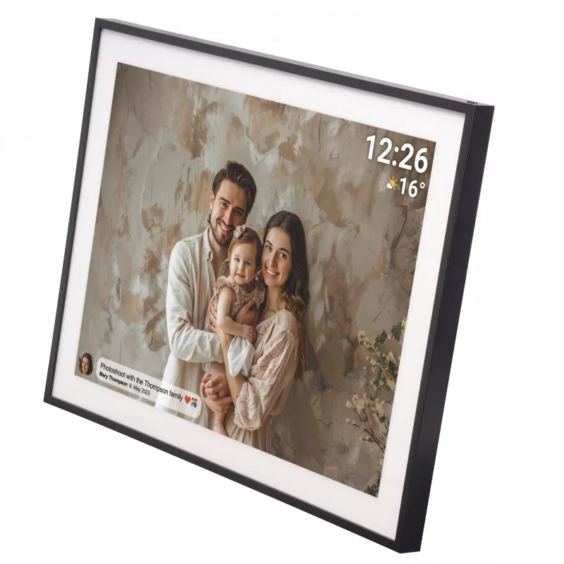 Cyfrowa ramka Denver FRAMEO 19 32GB czarna