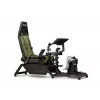 Fotel kokpitowy next level racing symulator lotu Boeing Military 396055 — dedykowany fotel do symulacji lotu kompatybilny z wolantami i pedałami