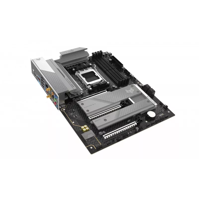 Płyta główna Sapphire NITRO+ B850A WIFI 7 AMD B850 Socket AM5 micro ATX, DDR5, 4 DIMM, 256GB, Wi‑Fi 7, 2.5GbE