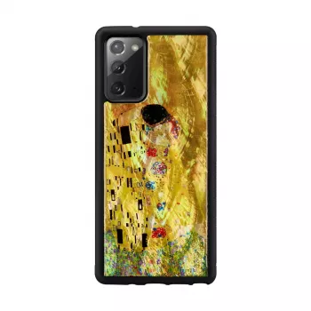 Etui ochronne iKins do Samsung Galaxy Note 20 — czarny wzór “kiss”