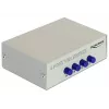 DeLock Switch VGA 4 port manual bidirectional - screen switch - 4 x VGA - Desktop (87635)