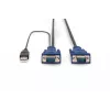 Kabel KVM USB Digitus DS-19232 3 m PS/2
