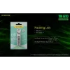 Latarka na klucze Nitecore TIKI GITD szara — ładowanie USB, 1 lm, 55 mm, 12 g, IP66