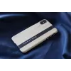Etui na smartfona man and wood do iPhone X/XS — czarna skóra