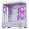 PHANTEKS XT View Matrix Obudowa PC, Midi-Tower, E-ATX, Szkło Hartowane, Matrix LED - Biała (PH-XT523VM1_DWT01)