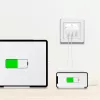Adapter podwójny USB 65W, 2xUSB-C, biały