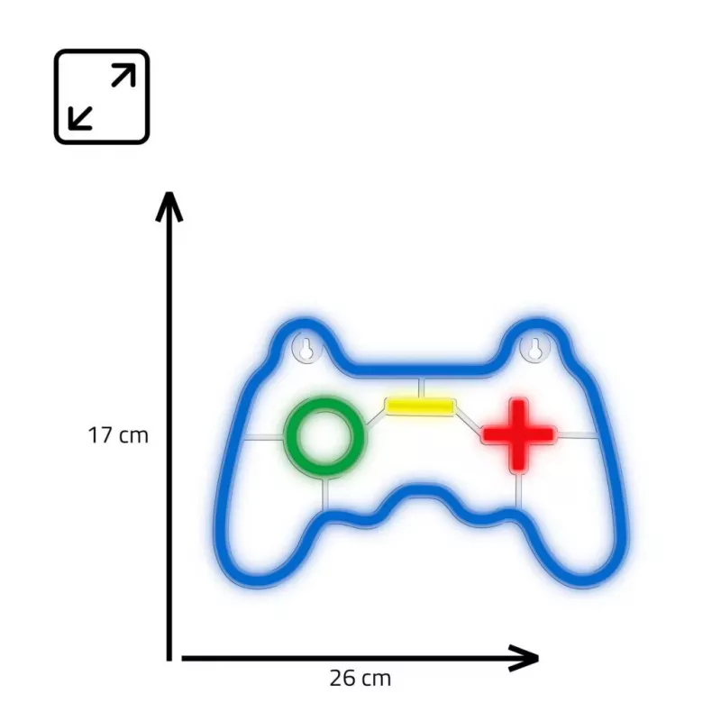 Przewodowy gamepad USB MANTA SNL55MT z neonowym podświetleniem