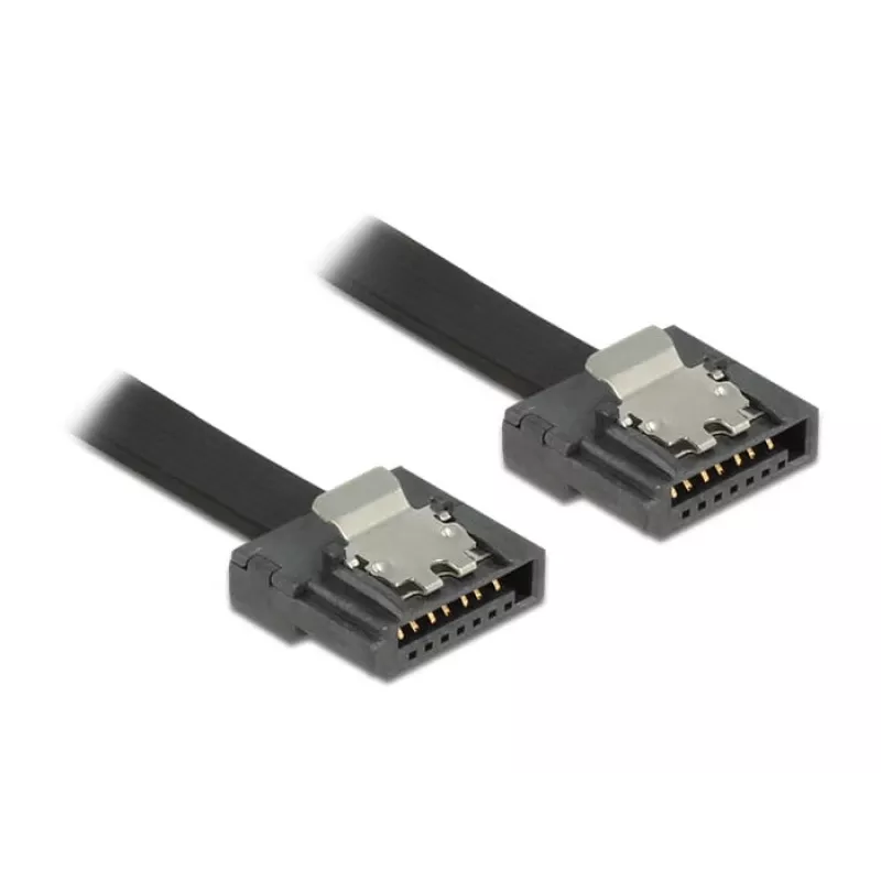 Kabel SATA DeLOCK 83841 0,5 m SATA III 7-pin Czarny
