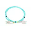 Patchcord światłowodowy Extralink SC/APC–SC/APC, wielomodowy OM3, dupleksowy, płaszcz 3 mm, 5 m